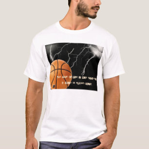 T-shirts A vida é basquetebol