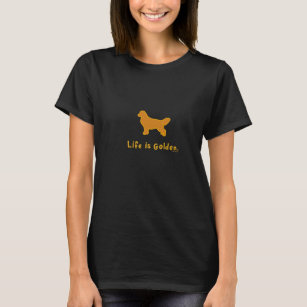 T-shirts A vida é dourada