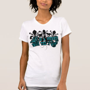 T-shirts A vida é uma viagem, aprecia o passeio