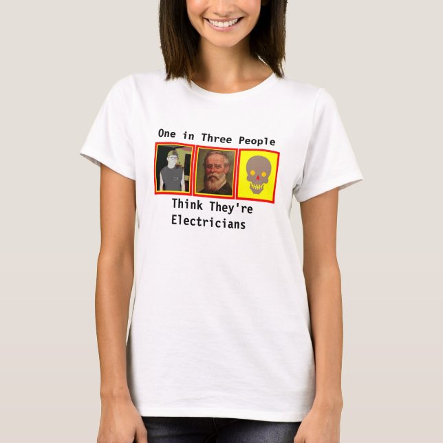 T-shirts A vingança do eletricista (Frente)