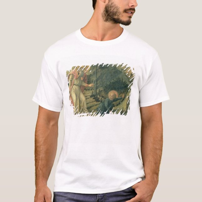 T-shirts A visão de St Augustine, 1450's atrasado (Frente)