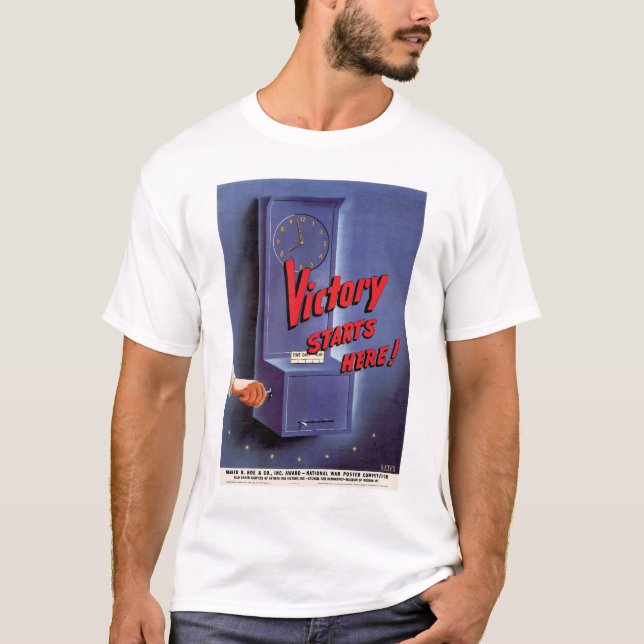 T-shirts A Vitória Começa Aqui! (Frente)