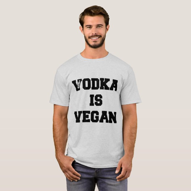 T-SHIRTS A VODCA É VEGAN (Frente Completa)