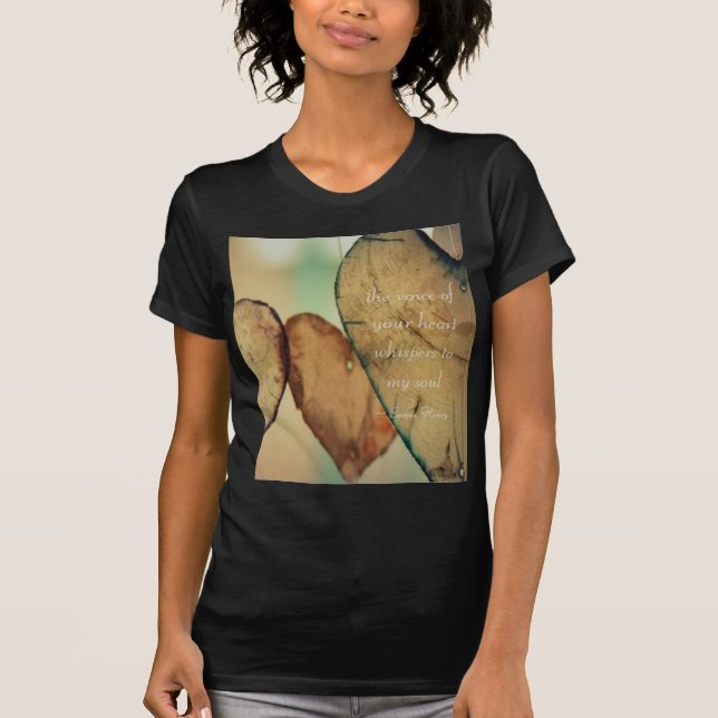 T-shirts A Voz Dos Seus Sussurros Para A Minha Alma (Frente)