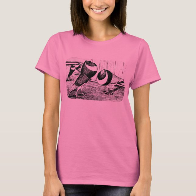 T-shirts Aachen Banda Cropper Pigeons (Frente)