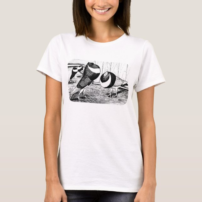 T-shirts Aachen Banda Cropper Pigeons (Frente)