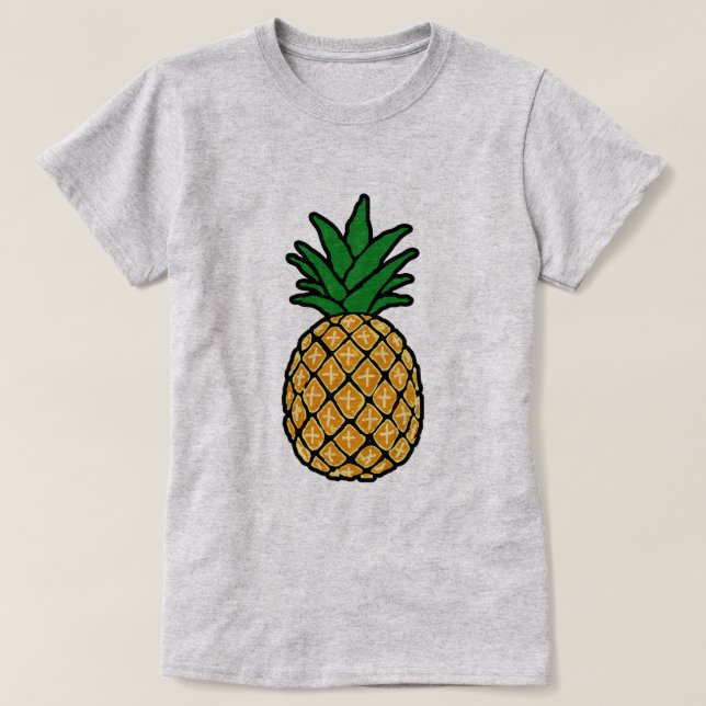 T-shirts Abacaxi #1 (Frente do Design)