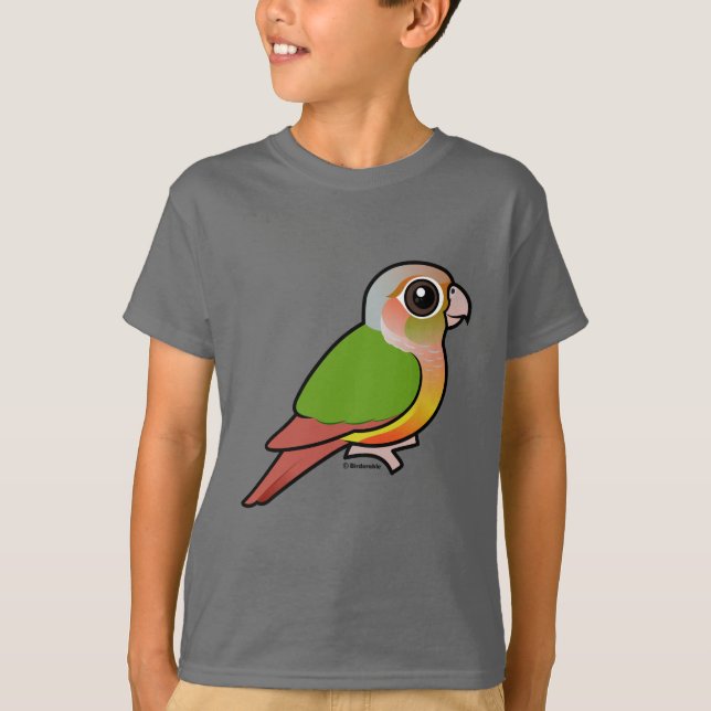 T-shirts Abacaxi Conure Verde-cheeked de Birdorable (Frente)