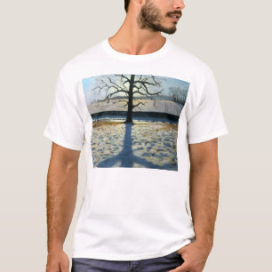 T-shirts Abadia Derbyshire de Calke da árvore e da sombra