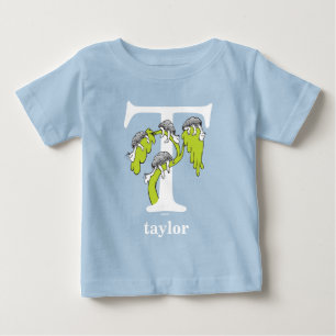 T-shirts ABC do Dr. Seuss: Letra T - Branco Adicione seu