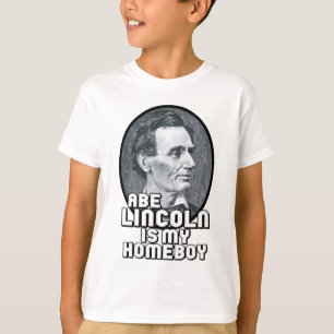T-shirts Abe Lincoln é meu ficar em casa