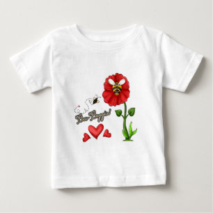T-shirts Abelha Boppin na Flor