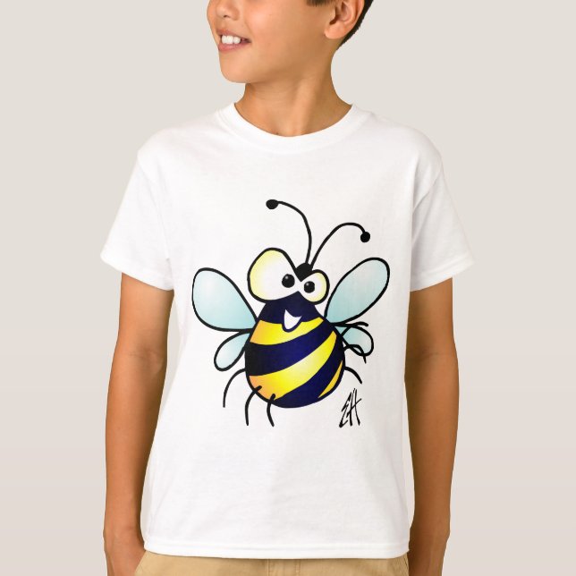 T-shirts Abelha Bumbling (Frente)