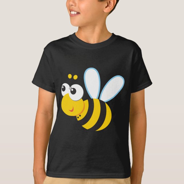 T-shirts Abelha de Betty dos animais de ABC (Frente)