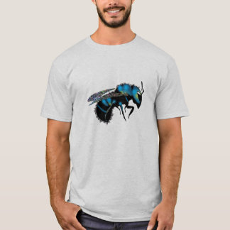 T-shirts Abelha de pedreiro azul