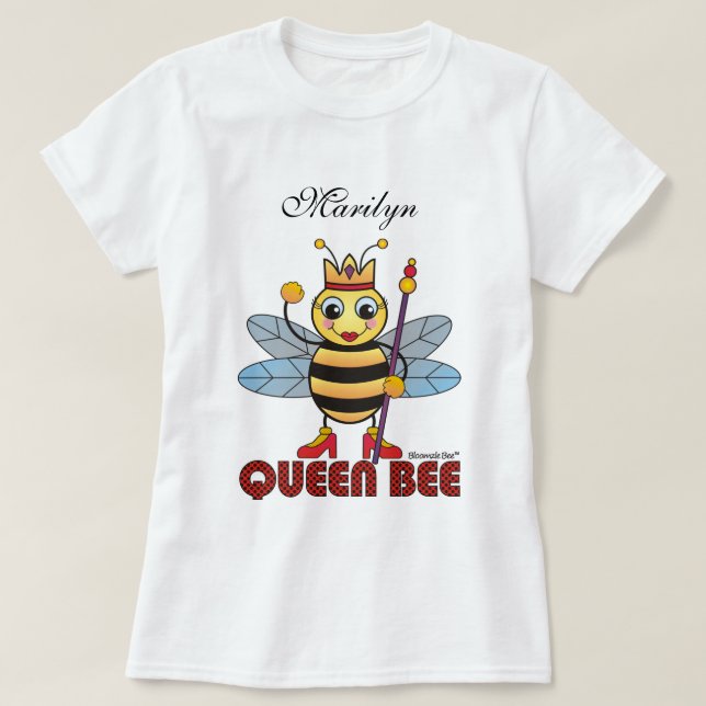 T-shirts Abelha de rainha (Frente do Design)