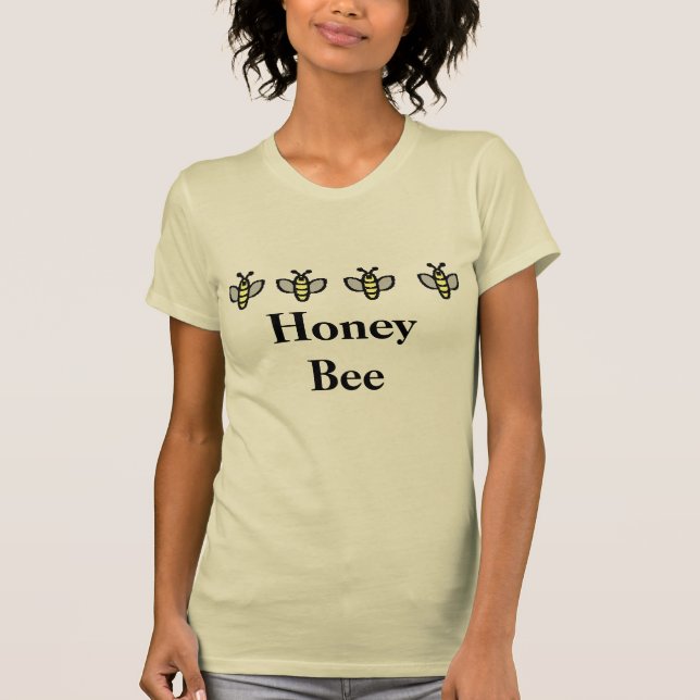 T-shirts abelhas, abelha do mel (Frente)