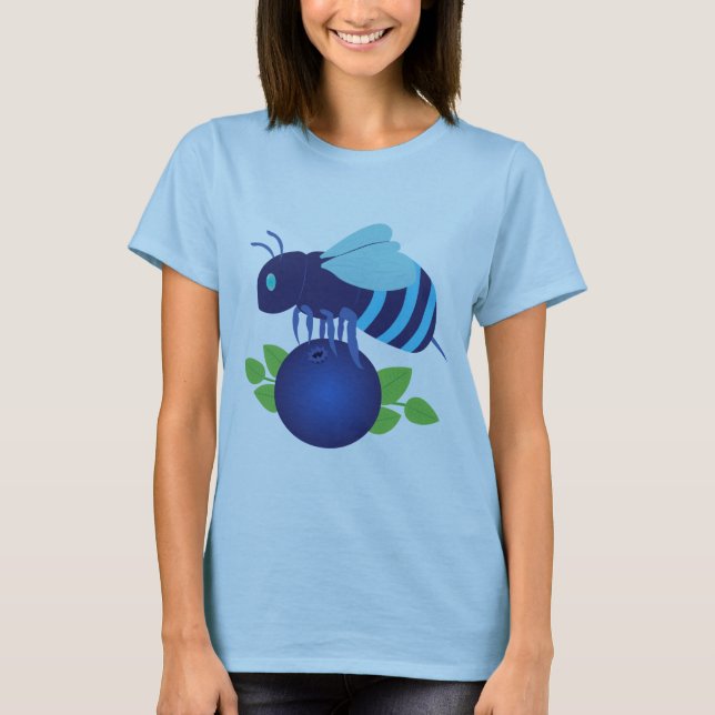 T-shirts Abelhas de mirtilo (Frente)