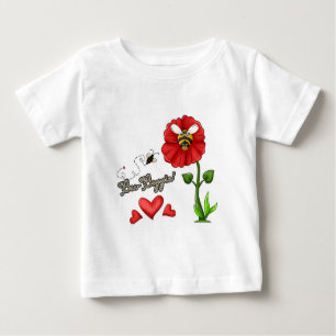 T-shirts Abelhas de pino na flor
