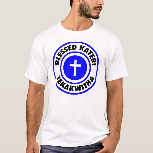 T-shirts Abençoada Kateri Tekakwitha (Frente)