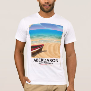T-shirts Aberdaron, na Península de Gales, poster à beira-m
