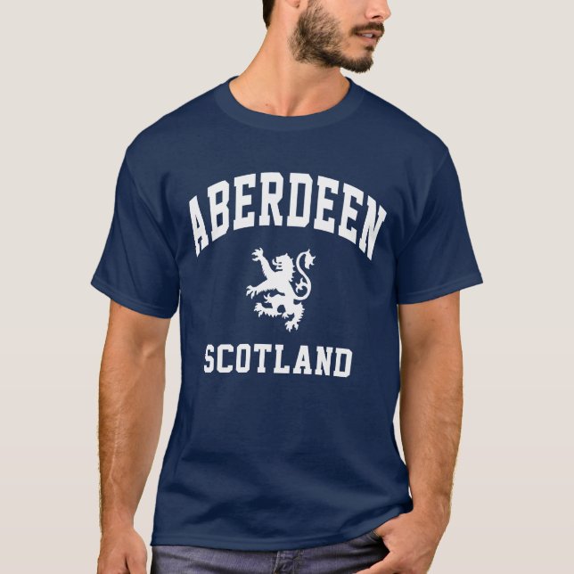 T-shirts Aberdeen escocês (Frente)