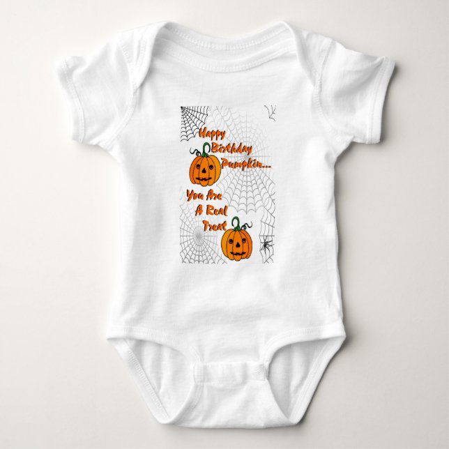 T-shirts Abóbora do feliz aniversario (Frente)