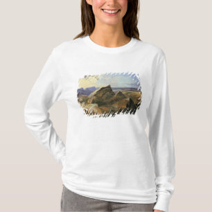 T-shirts Aborígene em uma paisagem australiana