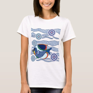 T-shirts Aborígene Fish-02