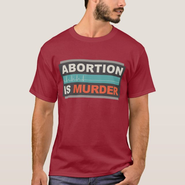 T-shirts Aborto É Assassinato (Frente)
