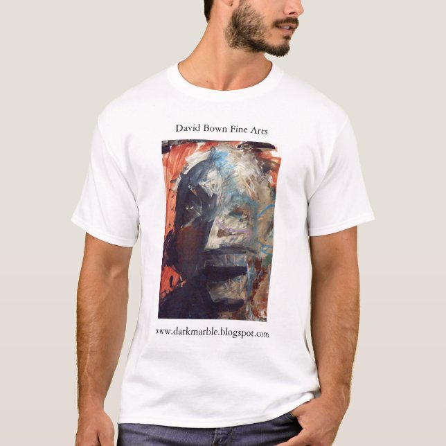 T-shirts abra a máscara da boca (Frente)