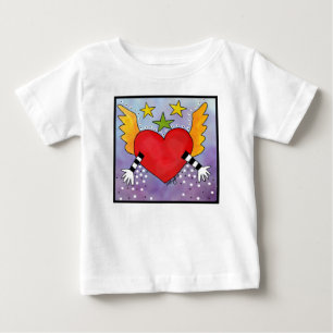T-shirts Abra o coração