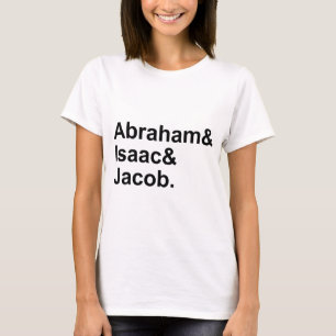 T-shirts Abraão Isaque Jacó   3 Patriarcas do Judaísmo