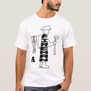 T-SHIRTS ABRACE UM TSHIRT DO BOMBEIRO
