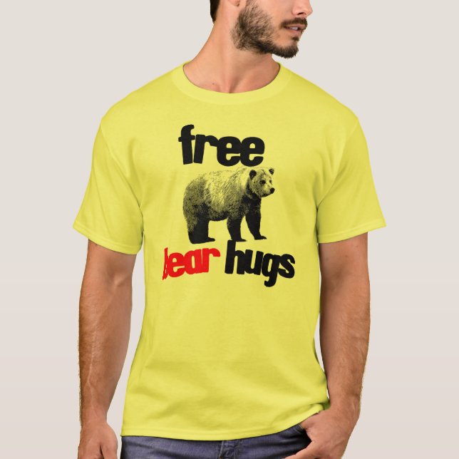 T-SHIRTS ABRAÇOS DE URSO LIVRES (Frente)