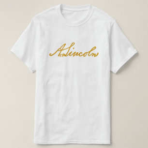 T-shirts Abraham Lincoln Signature
