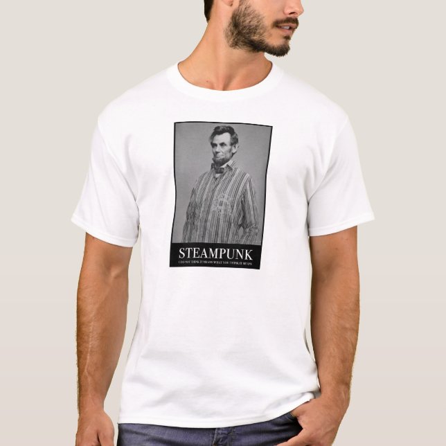 T-shirts Abraham Steampunk (Frente)