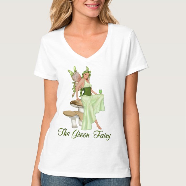 T-shirts Absinthe - Fada Verde (Frente)
