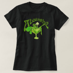 T-shirts Absinthe Girl In Glass