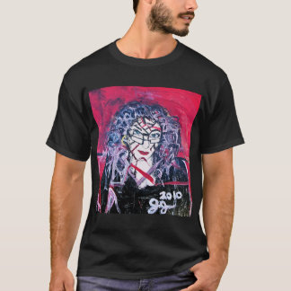 T-SHIRTS ABSTRAÇÃO DE CABELO SELVAGEM