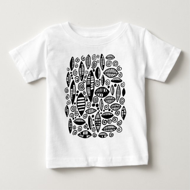 T-shirts Abstrato 100813 - Preto (Frente)