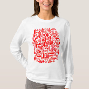 T-shirts Abstrato 100813 - Vermelho