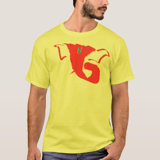 T-shirts Abstrato amarelo de Ganesh