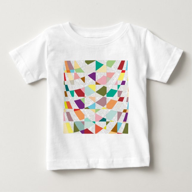 T-shirts Abstrato - Cores - Damasco (Frente)