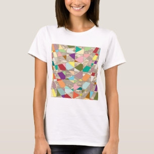T-shirts Abstrato Cores Douradas