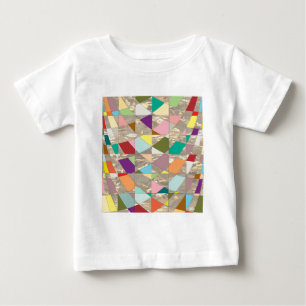 T-shirts Abstrato Cores Douradas