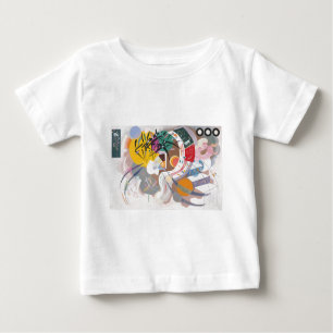 T-shirts Abstrato da curva dominante de Kandinsky