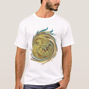 T-shirts abstrato da implosão
