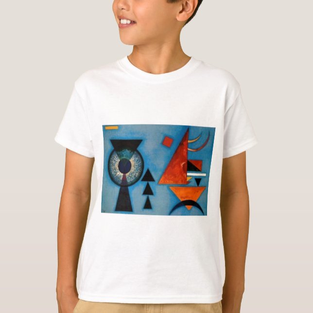 T-shirts Abstrato de Duro de Soft Kandinsky (Frente)