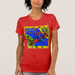 T-shirts Abstrato de lagosta